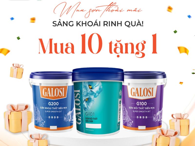 GALOSI – Hãng sơn nội địa uy tín top đầu hiện nay thumbnail